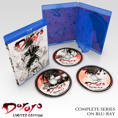 Dororo Premium Box Set Blu-ray Disc Spread