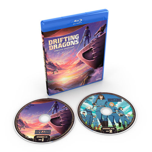 Drifting Dragons (Season 1) Complete Collection Blu-ray Disc Spread