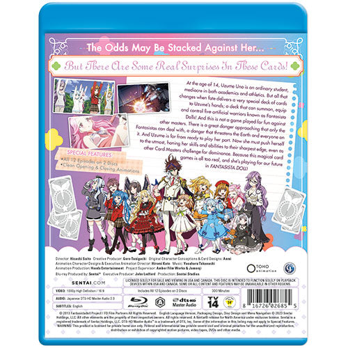 Fantasista Doll Complete Collection Blu-ray Back Cover