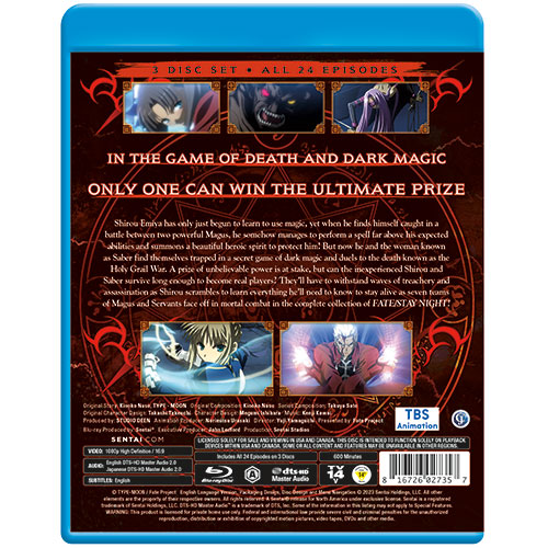 monsters night all deaths Fate/Stay Night Complete Collection