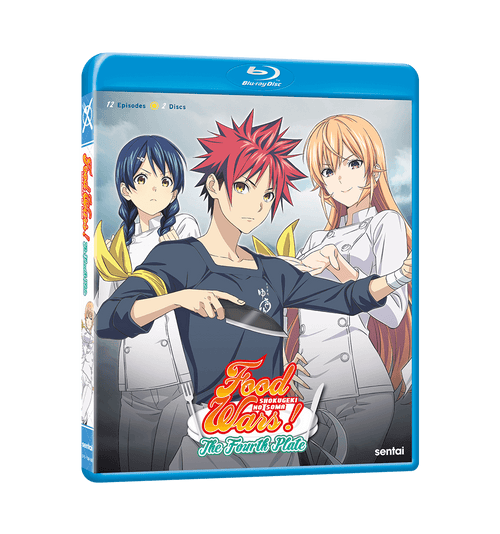 Food Wars! The Fourth Plate Complete Collection Blu-ray Front Cover