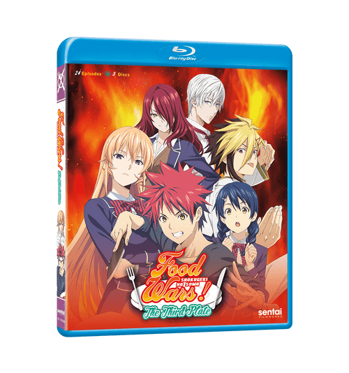 Food Wars! The Third Plate Complete Collection Blu-ray Front Cover