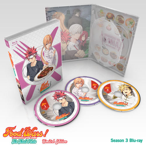 Anime DVD Food Wars Shokugeki No Souma San No Sara Season 3 Vol. 1