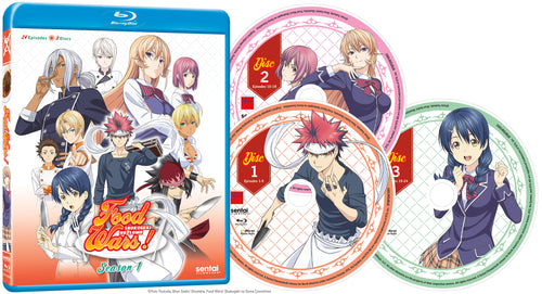 Food Wars! Complete Collection Blu-ray Disc Spread