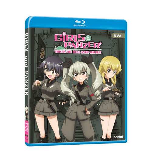 Girls und Panzer: This is the Real Anzio Battle! Blu-ray Front Cover