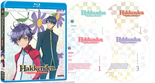 Hakkenden: Eight Dogs of the East Complete Series Blu-ray Disc Spread