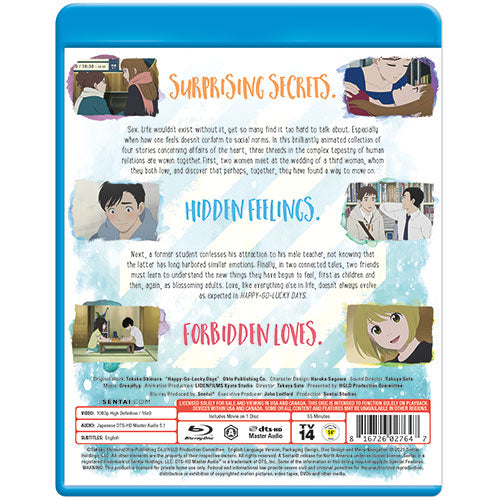 Happy-Go-Lucky Days Theatrical Blu-ray Back Cover