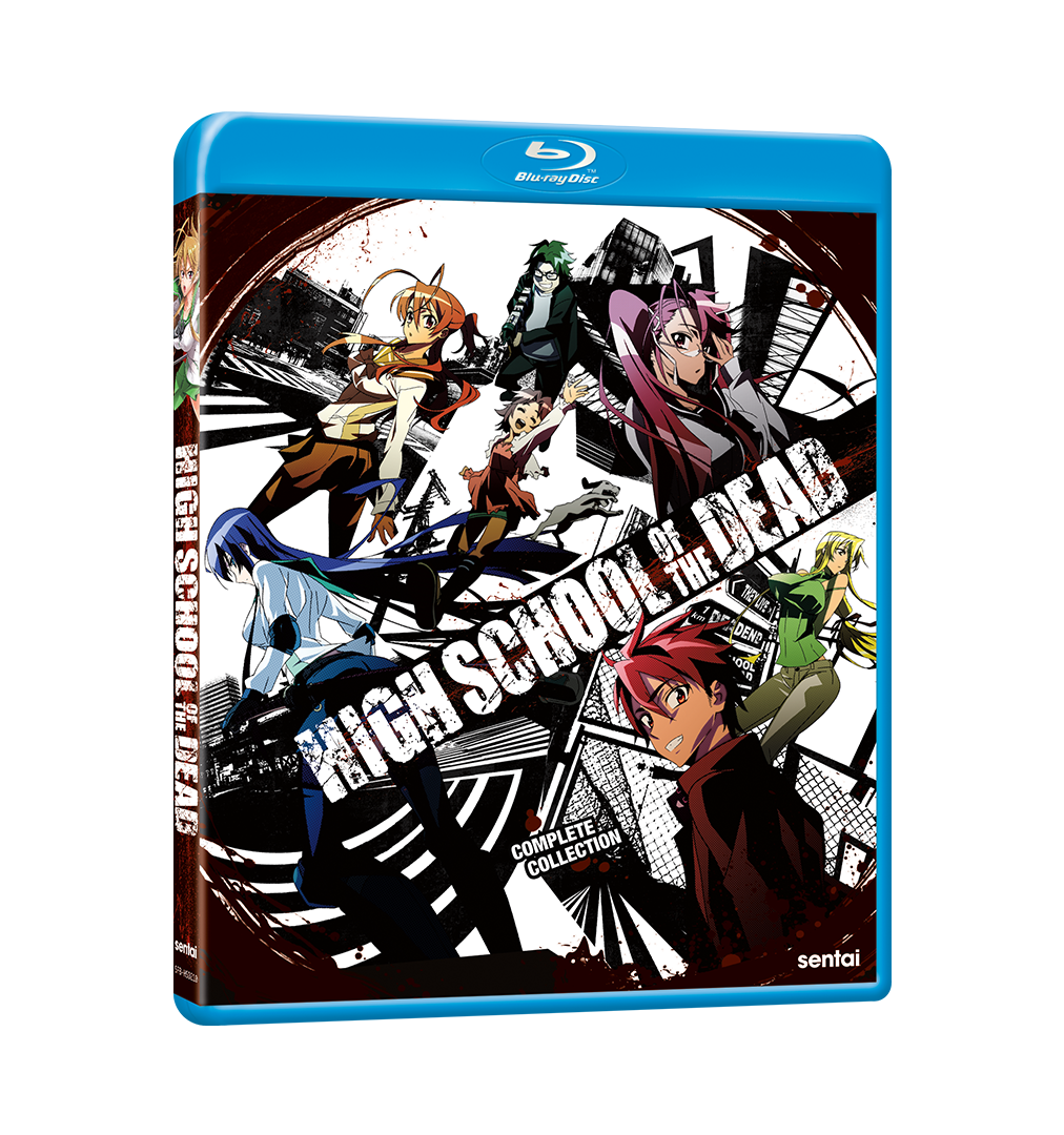 High School of The Dead Anime DVD Complete Collection Episodes 1-12 in  English for sale online