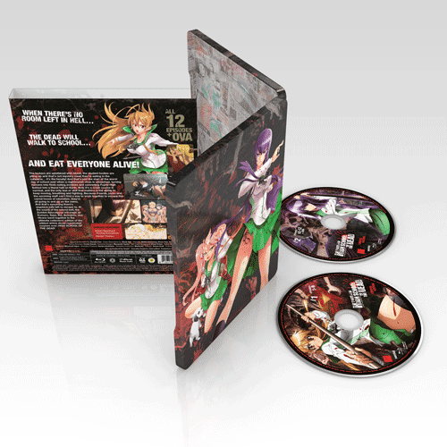 High School of the Dead Complete Collection [SteelBook] Blu-ray Turntable Scene