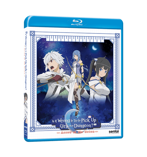 Is It Wrong to Try to Pick Up Girls in a Dungeon? Arrow of the Orion Blu-ray Front Cover