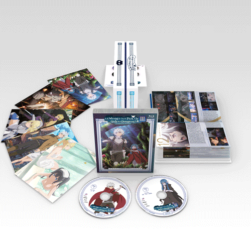 Is It Wrong to Try to Pick Up Girls in a Dungeon? III Premium Box Set Blu-ray Turntable Scene