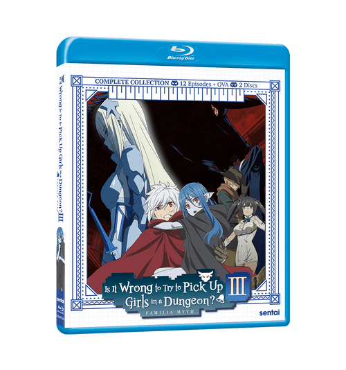 Is It Wrong to Try to Pick Up Girls in a Dungeon? III Complete Collection Blu-ray Front Cover