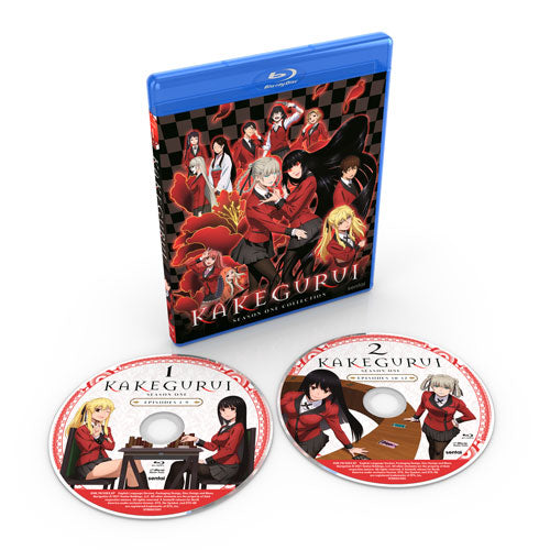 KAKEGURUI (Season 1) Complete Collection Blu-ray Disc Spread