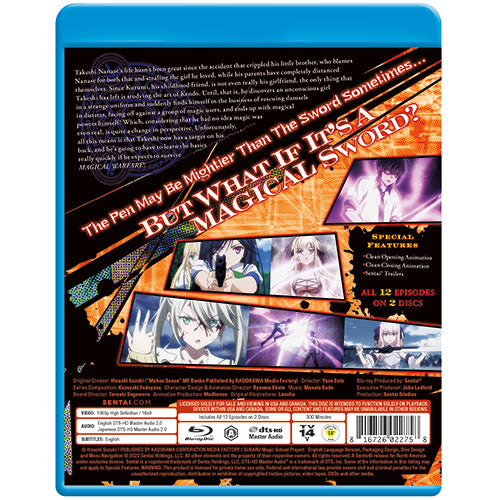Magical Warfare Complete Collection Blu-ray Back Cover