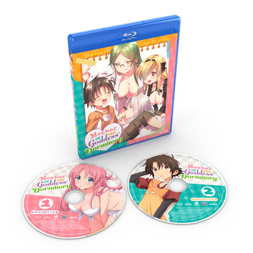 Mother of the Goddess' Dormitory Complete Collection Blu-ray Disc Spread