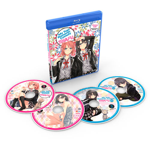 My Teen Romantic Comedy SNAFU Seasons 1 & 2 Complete Collection Blu-ray Disc Spread