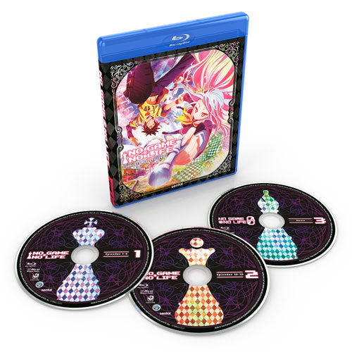 No Game, No Life (Season 1 + Movie) Complete Collection Blu-ray Back Cover