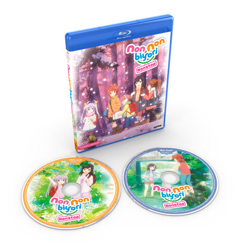Non Non Biyori Nonstop Complete Collection Blu-ray Disc Spread