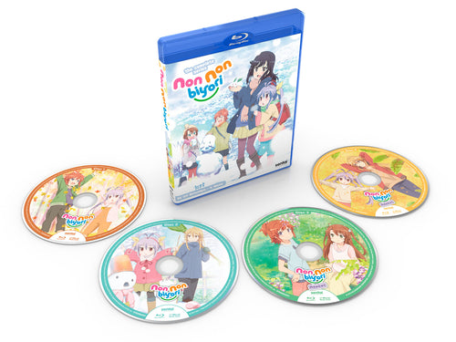 Non Non Biyori Complete Series Blu-ray Disc Spread