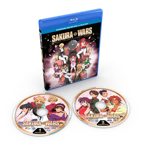 Sakura Wars TV Complete Collection SD Blu-ray Disc Spread