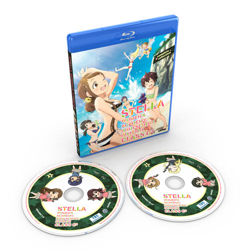 Stella Women's Academy High School Division C3 (Season 1) Complete Collection Blu-ray Disc Spread