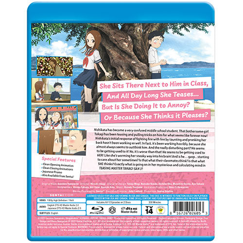 Teasing Master Takagi-san 3 Complete Collection Blu-ray Back Cover