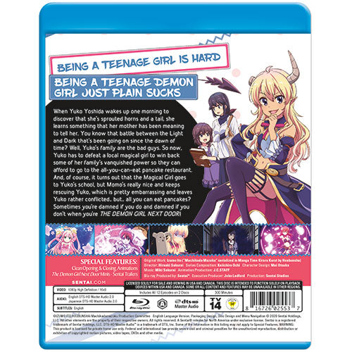 The Demon Girl Next Door Complete Collection Blu-ray Back Cover