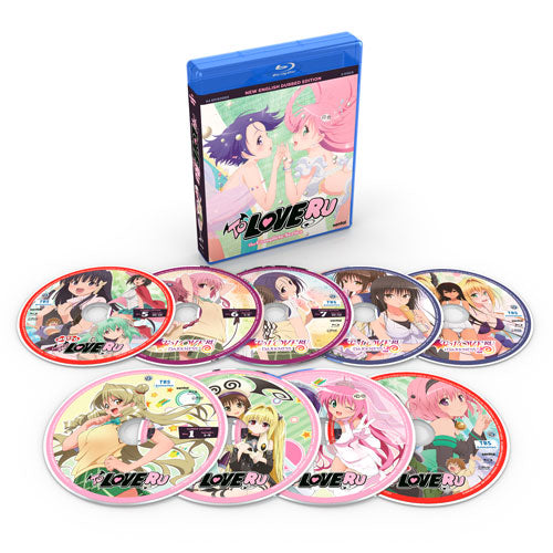 To Love Ru (Seasons 1-4) Complete Series Blu-ray Disc Spread
