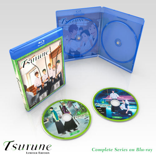 Tsurune Premium Box Set Blu-ray Disc Spread