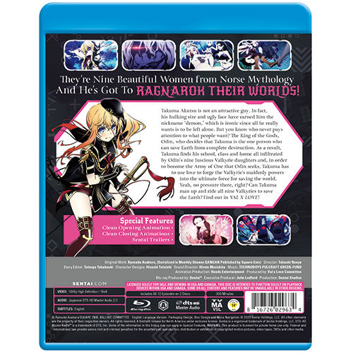 Val x Love Complete Collection Blu-ray Back Cover